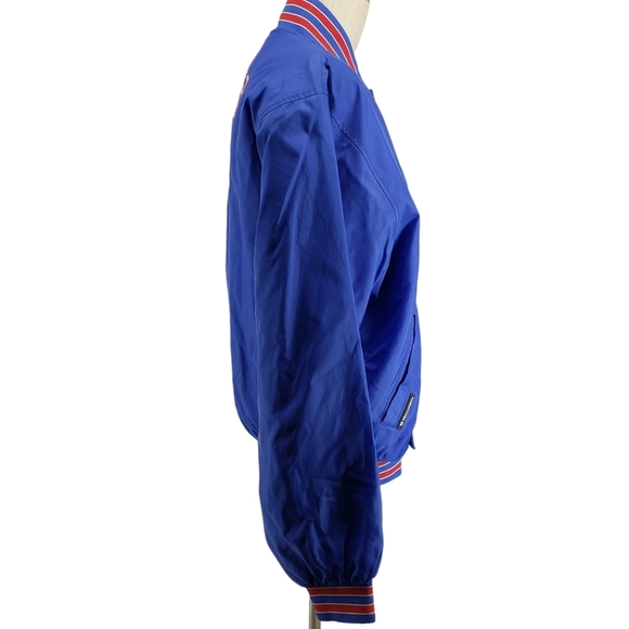 Vintage Holloway Mens Size Medium Chicago Cubs Slick Nylon Varsity Jacket - Picture 2 of 8